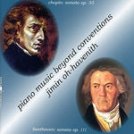 the album cover for Beethoven / Oh-Havenith - Piano Music Beyond Conventions