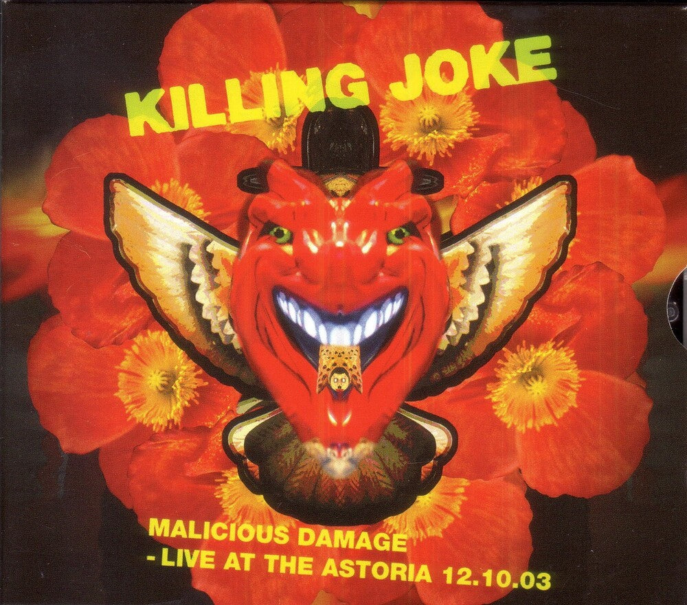 the album cover for Killing Joke - Malicious Damage: Live At The Astoria 12.10.03