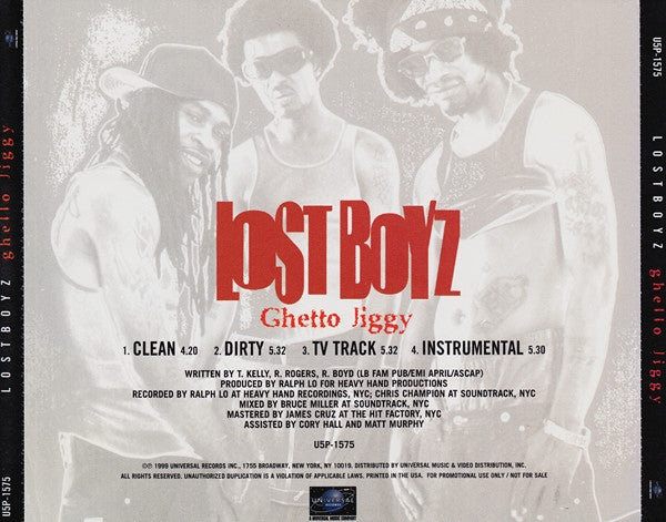 Buy Lost Boyz : Ghetto Jiggy (CD, Single, Promo) Online for a