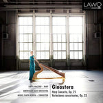 the album cover for Ginastera / Walstad / Norwegian Radio Orchestra - Harp Concerto 25