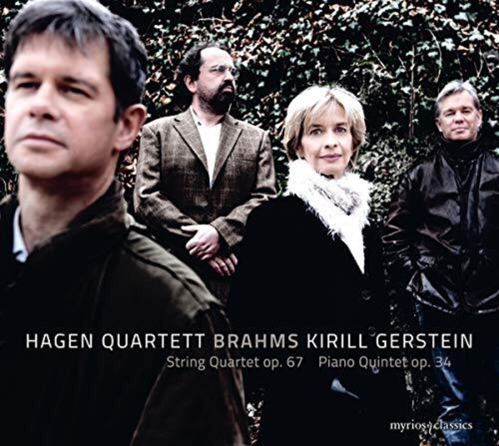 the album cover for Brahms / Hagen Quartett / Gerstein - String Quartet 67