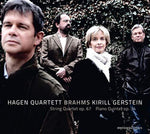 the album cover for Brahms / Hagen Quartett / Gerstein - String Quartet 67