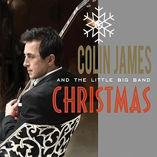 the album cover for Colin James - Little Big Band Christmas