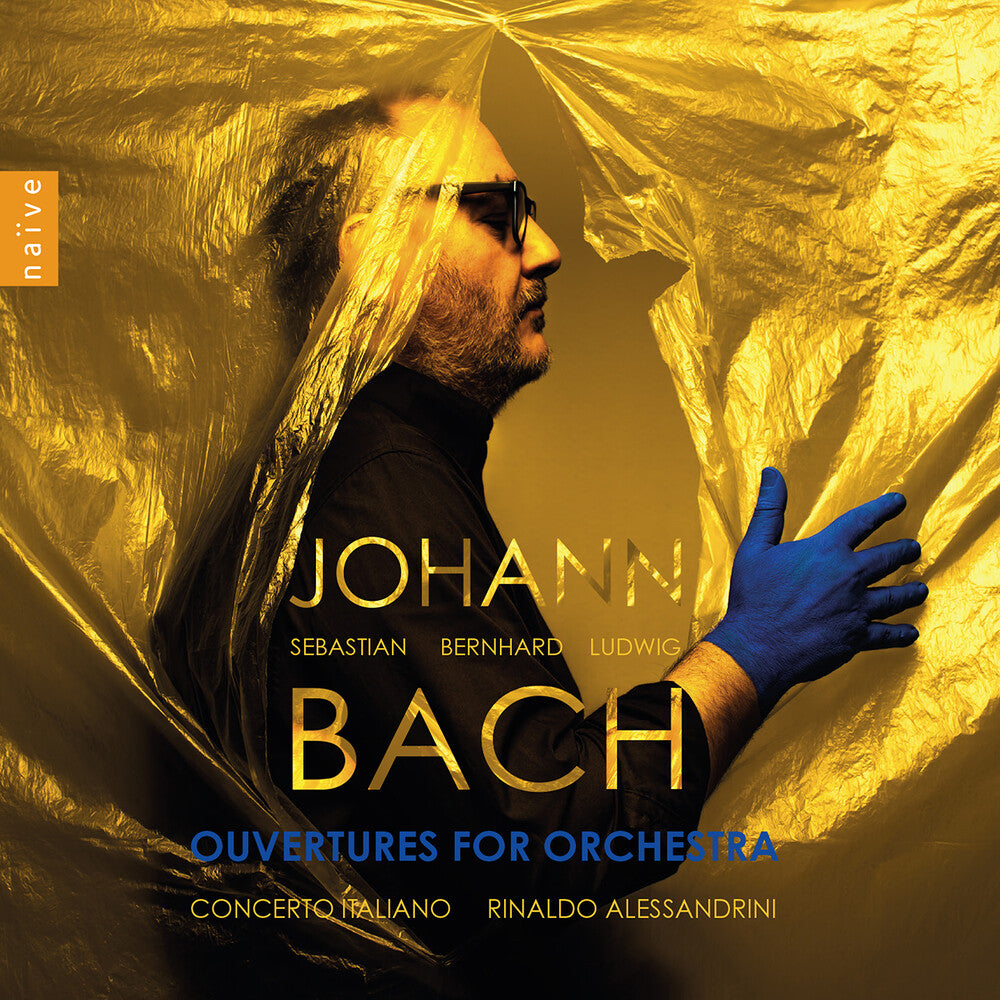 the album cover for J Bach S / Concerto Italiano / Alessandrini - Ouvertures for Orchestra