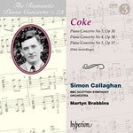 the album cover for Simon Callaghan - The Romantic Piano Concerto, Vol. 73