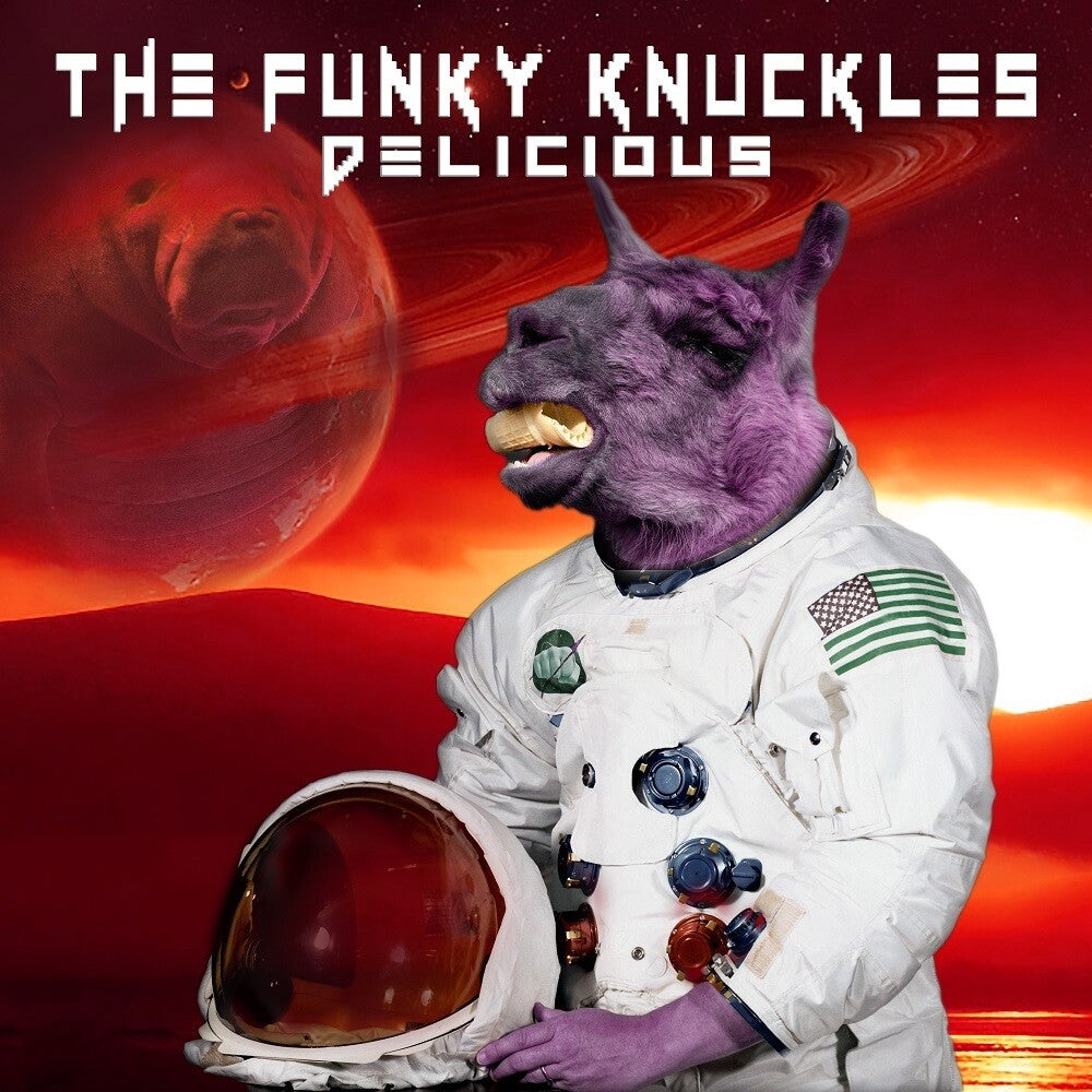 the album cover for Funky Knuckles - Delicious