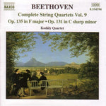 the album cover for Kodaly Quartet - Complete String Quartets 9
