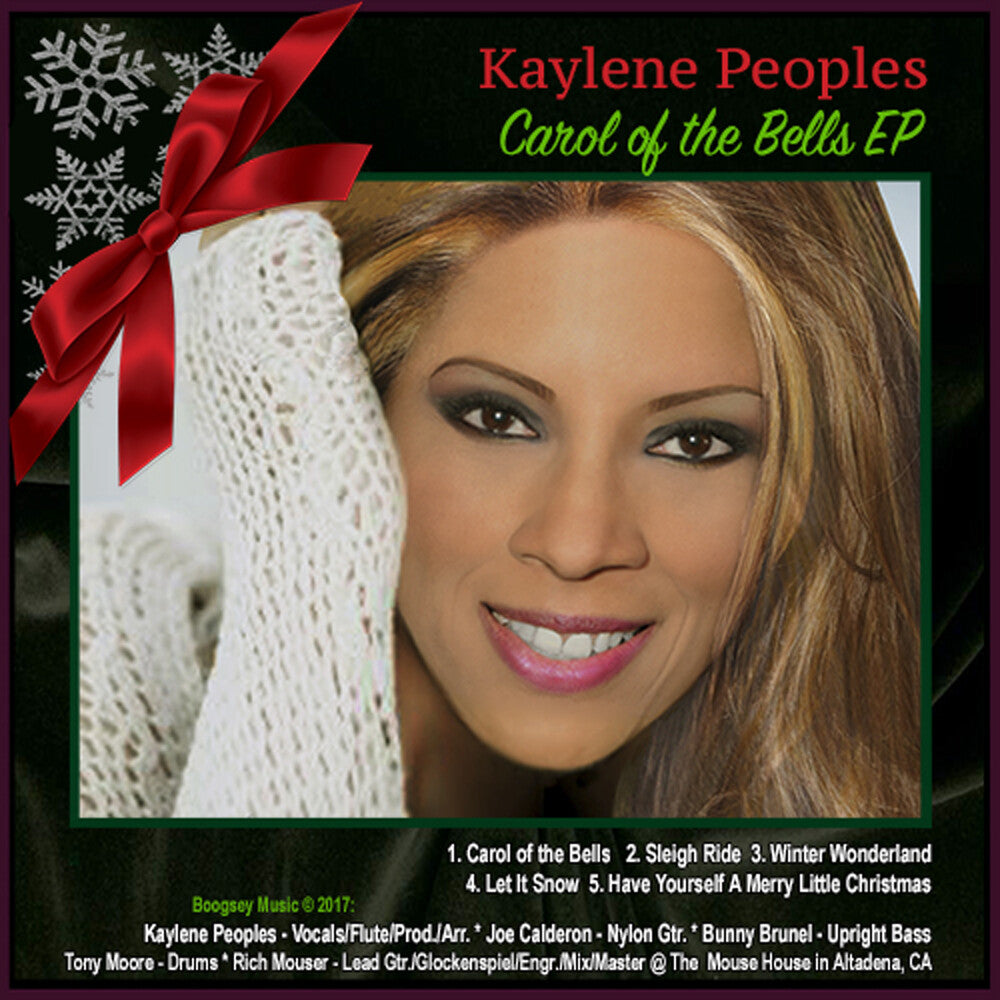 the album cover for Kaylene Peoples - Carol Of The Bells