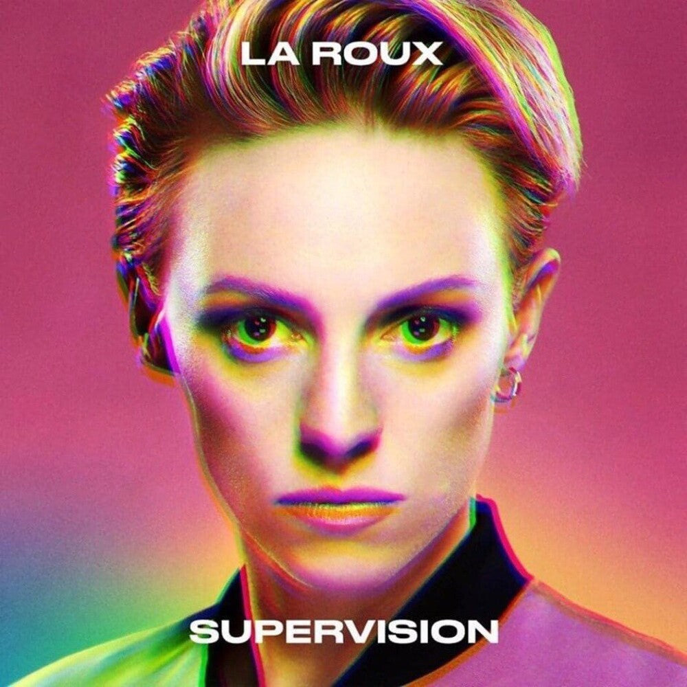 the album cover for La Roux - Supervision [Indie Exclusive Limited Edition CD + Supercolour Records Patch]