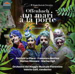 the album cover for Offenbach / Placa / Galli - Un Mari a la Porte