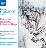 the album cover for Groslot / Brussels Philharmonic Orch / Groslot - Three Concertos