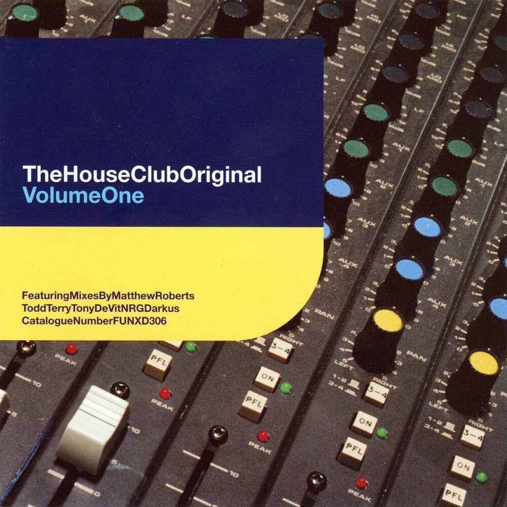 the album cover for House Club Original - House Club Original Vol. 1 / Various