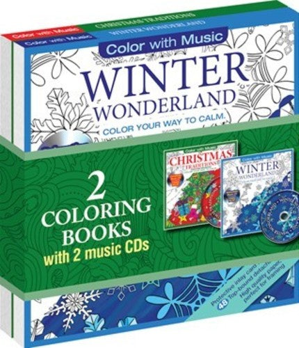 the album cover for Color With Music Christmas / Various - Color With Music Christmas / Various (2pk)
