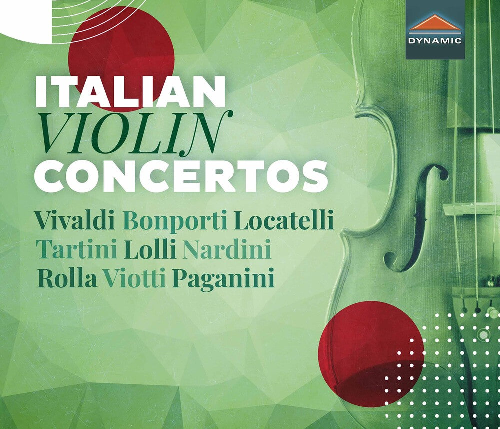 the album cover for Italian Violin Concertos / Various Box - Italian Violin Concertos