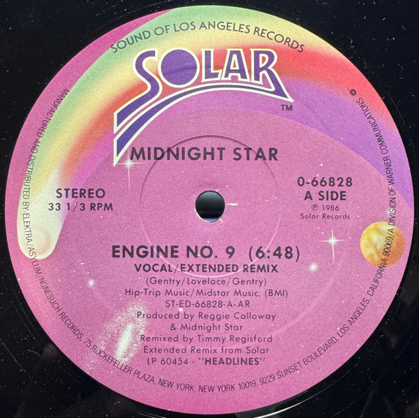 Midnight Star : Engine No. 9 (12", Single, All)