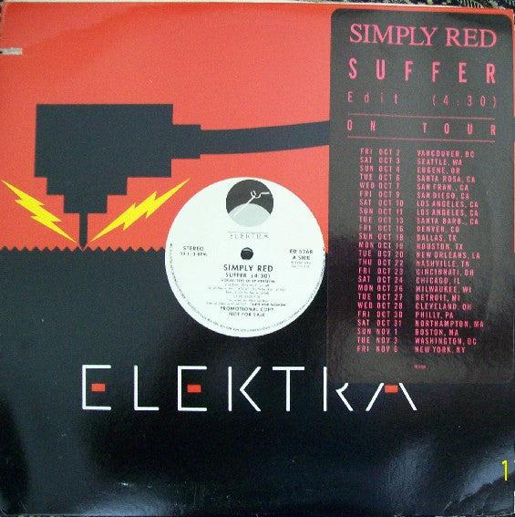 Simply Red : Suffer (12", Promo)