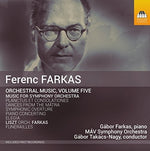 the album cover for GÃ¡bor TakÃ¡cs-Nagy - Orchestral Music Volume Five
