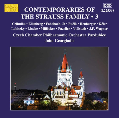 the album cover for Strauss Family - Contemporaries of the Strauss Family