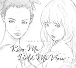 the album cover for Carole & Tuesday (Nai Br.XX & Celeina Ann) - Kiss Me / Hold Me Now (Original Soundtrack)