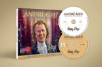 the album cover for André Rieu / Johann Strauss Orchestra - Happy Days (W/Dvd) [Deluxe]