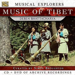 the album cover for Deben Bhattacharya - Musical Explorers - Music Of Tibet