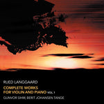 the album cover for Berit Johansen Tange - Complete Works for Violin & Piano 1