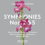 the album cover for Beethoven / Kubelik - Symphonies 2 & 5