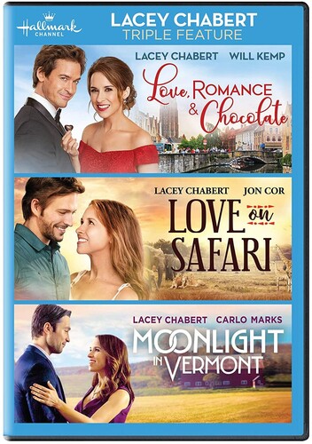 Amor, romance y chocolate / Amor de safari / Luz de luna en Vermont (Triple película de Lacey Chabert) (DVD)