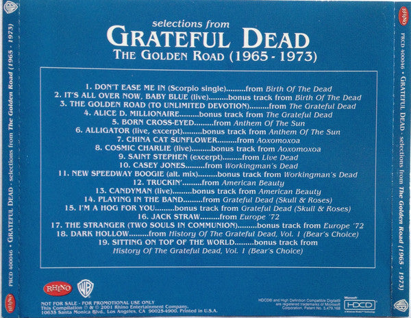 Buy Grateful Dead* : Selections From The Golden Road (1965-1973