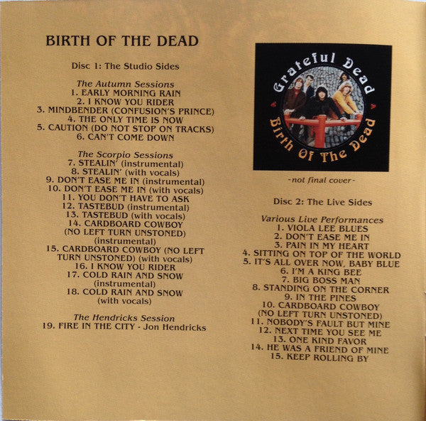 Grateful Dead* : Selections From The Golden Road (1965-1973) (HDCD, Comp, Promo)