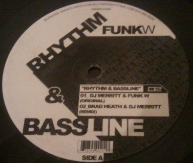 DJ Merritt & Funk W : Rhythm & Bassline .02 (12")