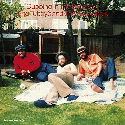 the album cover for King Tubby's & The Agrovators - Dubbing In The Back Yard [LP]