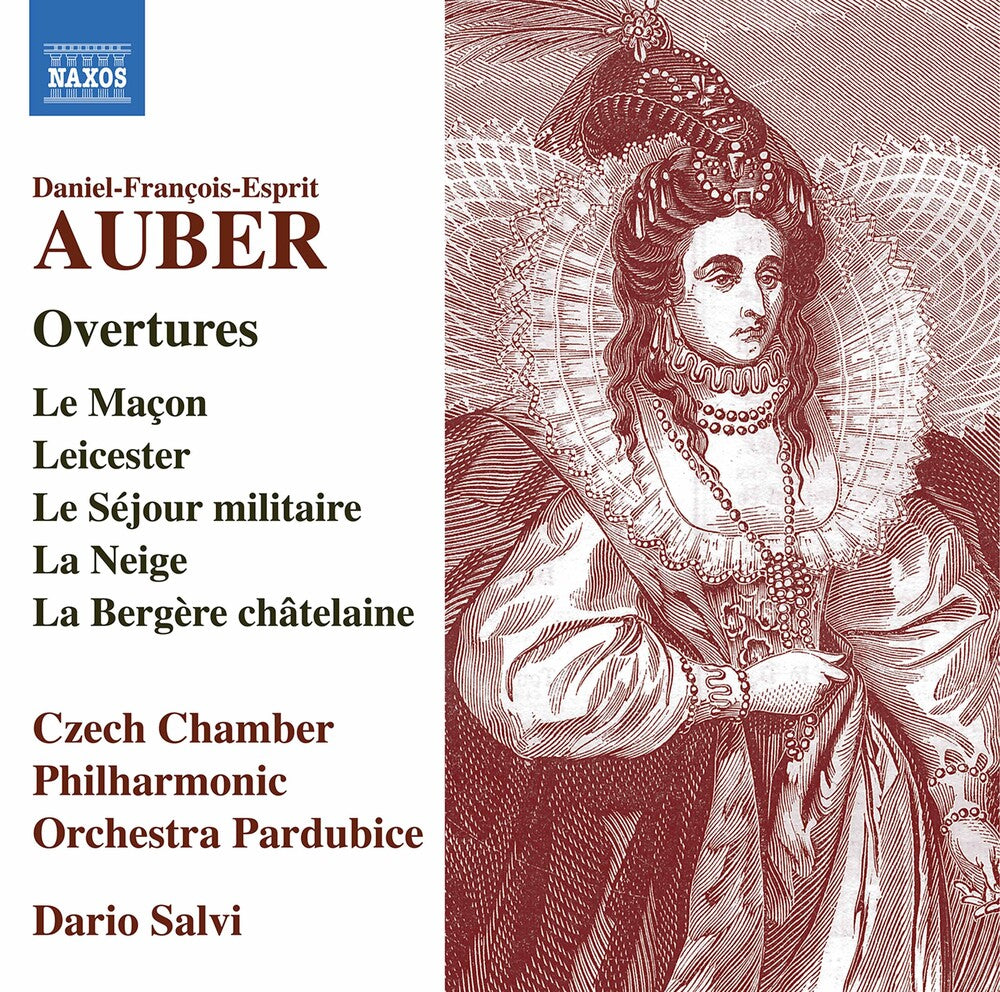 the album cover for Auber / Salvi - Opera Overtures 1
