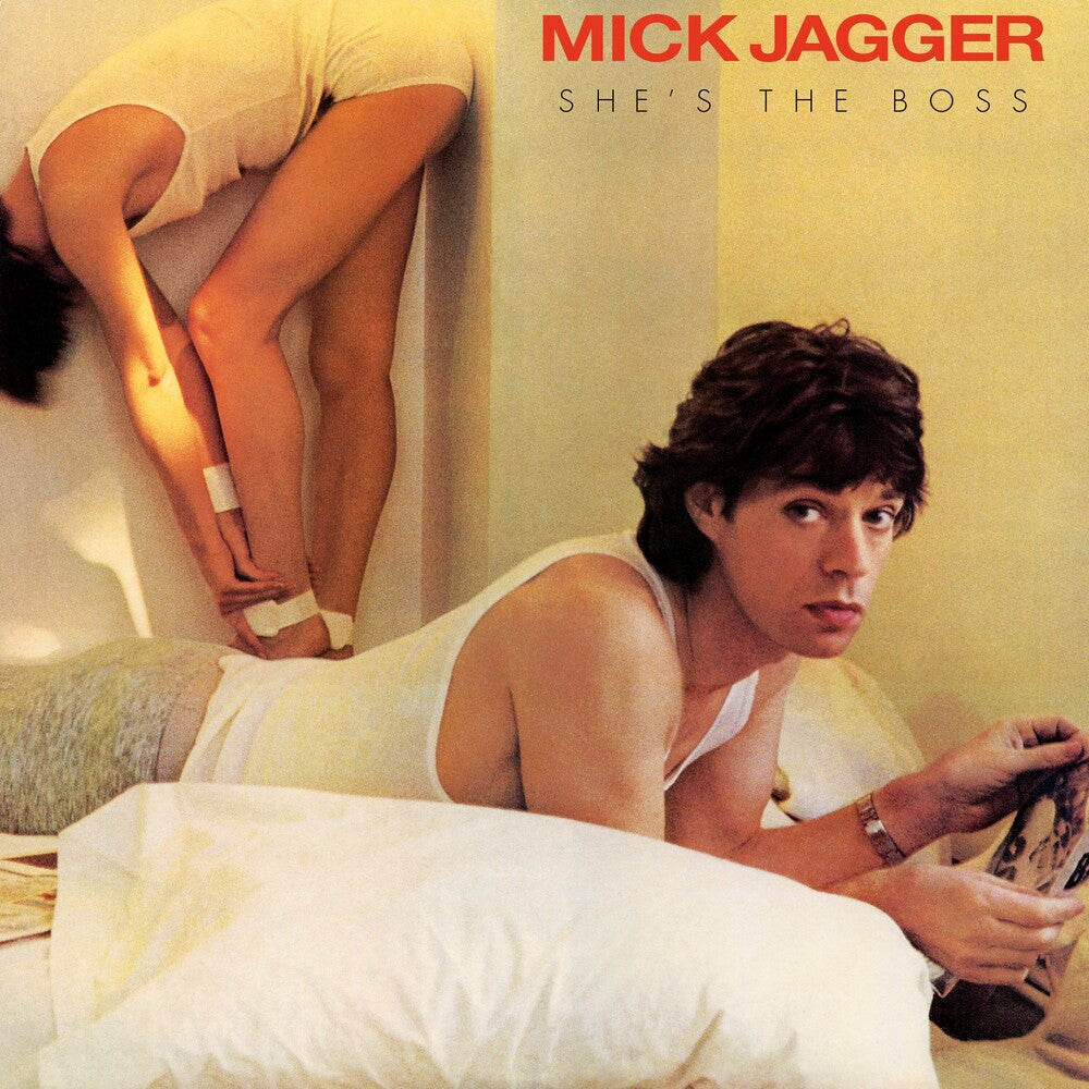 the album cover for Mick Jagger - She's The Boss [LP]