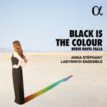 the album cover for Anna Stéphany - Black Is the Colour