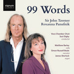 the album cover for Tavener / Barley / Digby - 99 Words