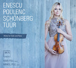 the album cover for Enescu / Poll - Works for Violin & Piano