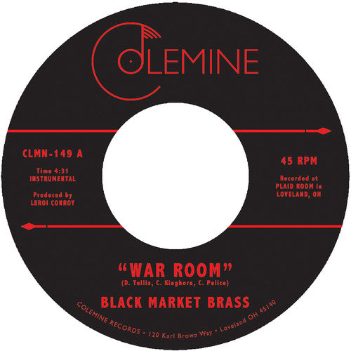 the album cover for Black Market Brass - War Room / Into The Thick