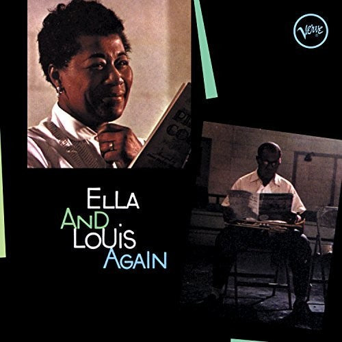 the album cover for Ella Fitzgerald & Louis Armstrong - Ella & Louis Again [Colored Vinyl] (Grn) [Limited Edition] [180 Gram] [Remastered]