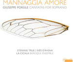 the album cover for Porsile / True / Davena - Mannaggia Amore