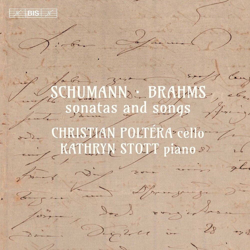 the album cover for Brahms / Poltera / Stott - Sonatas & Songs