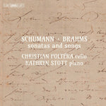 the album cover for Brahms / Poltera / Stott - Sonatas & Songs