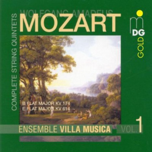 the album cover for Wolfgang Amadeus Mozart - Complete String Quintets K 174 & K 614