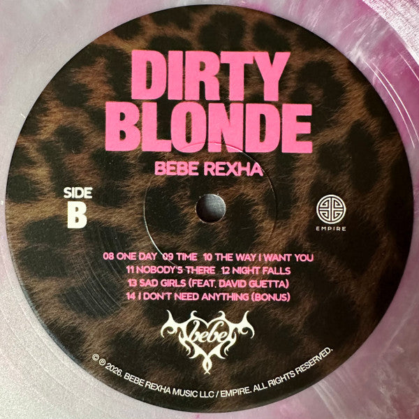 Bebe Rexha : Dirty Blonde (LP, Album, Met)
