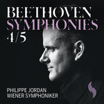 the album cover for Beethoven / Jordan - Symphonies 4 & 5