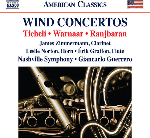 the album cover for Warnaar / Zimmerman / Norton - Wind Concertos