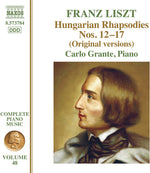 the album cover for Carlo Grante - Hungarian Rhapsodies