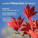 the album cover for Mozart / Ciccolini - Piano Concerto 20 / Piano Concerto 2