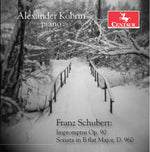 the album cover for Schubert / Kobrin - Impromptus 90
