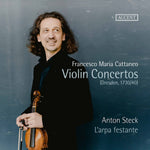 the album cover for Cattaneo / Steck / Larpa Festante - Violin Concertos